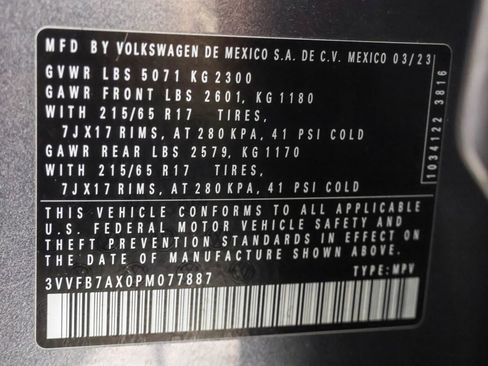 Used 2023 Volkswagen Tiguan S image 50