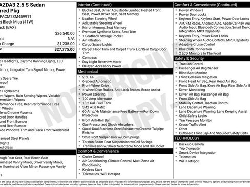 Certified 2025 MAZDA MAZDA3 s image 4