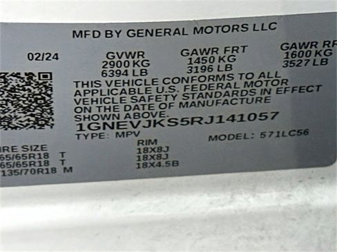 Used 2024 Chevrolet Traverse Z71 image 29