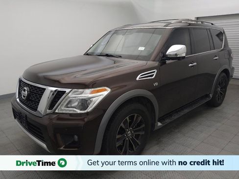 Used 2018 Nissan Armada Platinum w/ Captain Seat Package RWD image 1
