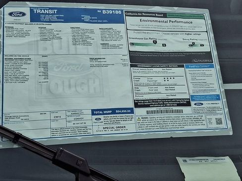 New 2024 Ford Transit 250 148 Medium Roof w/ Load Area Protection Package image 5