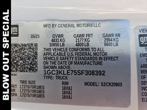 New 2025 Chevrolet Silverado 2500 W/T w/ WT/CX Safety Package image 41