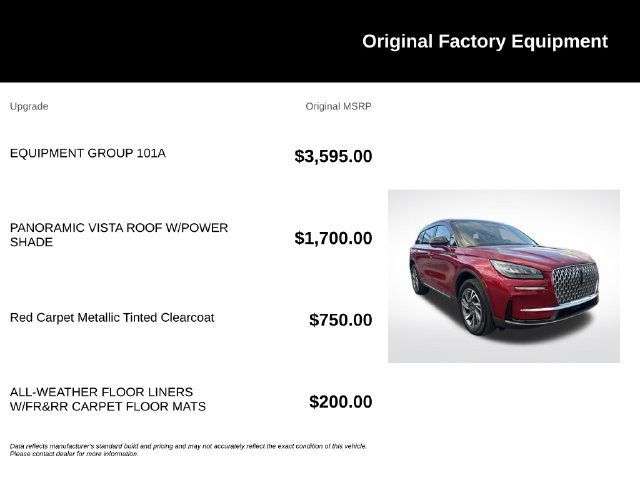 Used 2023 Lincoln Corsair AWD w/ Equipment Group 101A image 9