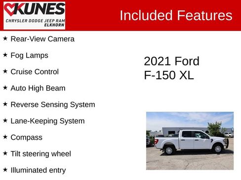Used 2021 Ford F150 XL w/ Trailer Tow Package image 4