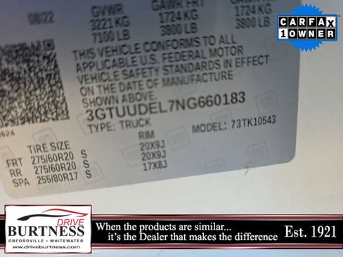 Certified 2022 GMC Sierra 1500 SLT w/ SLT Premium Plus Package image 35