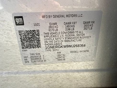 Used 2021 Chevrolet Traverse LT FWD image 13