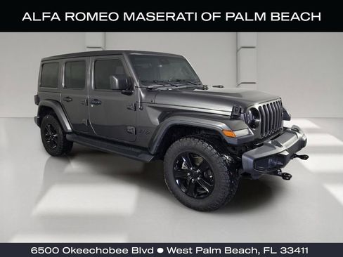 Used 2021 Jeep Wrangler Unlimited Sahara AWD/4WD image 1