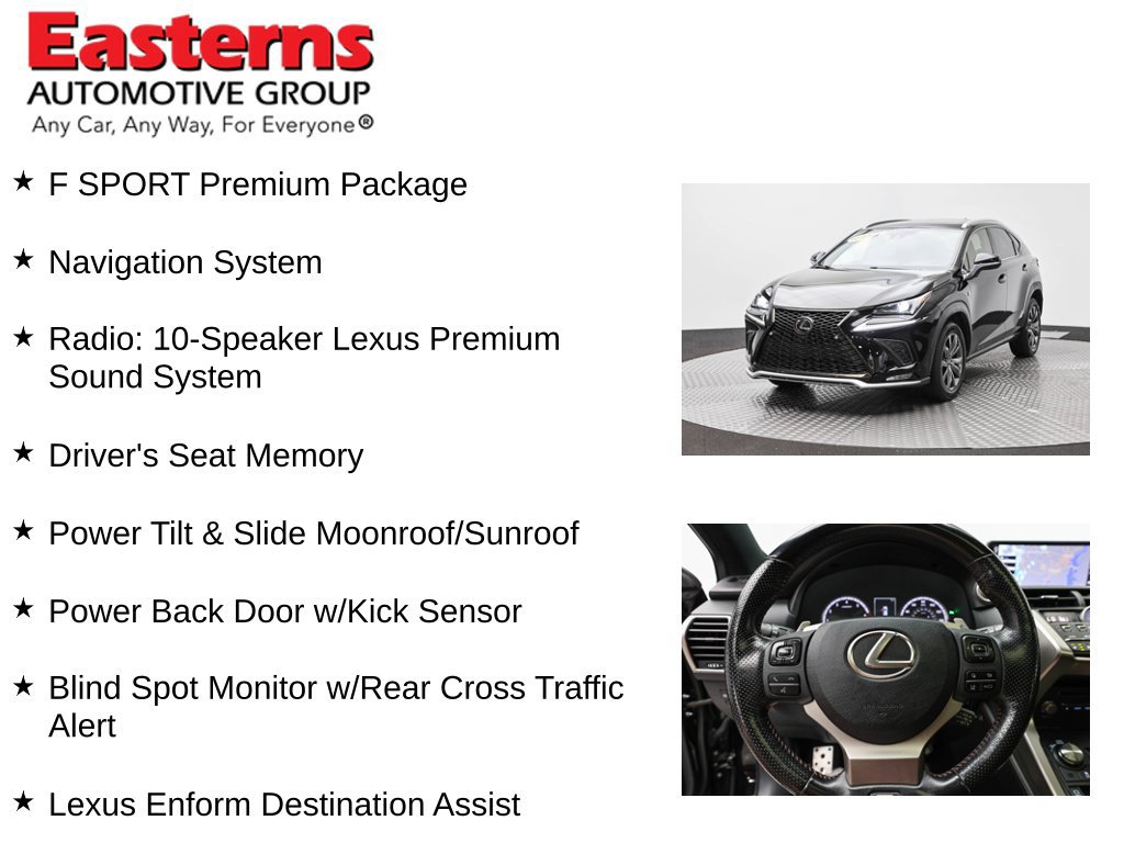 Used 2020 Lexus NX 300 F Sport w/ F Sport Premium Package FWD image 12