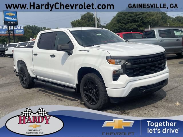 New 2026 Chevrolet Silverado 1500 Custom w/ Turbomax Blackout Package RWD image 1