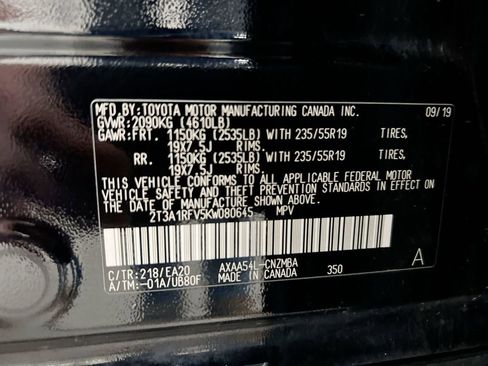 Used 2019 Toyota RAV4 XLE Premium w/ Advanced Technology Package AWD/4WD image 23