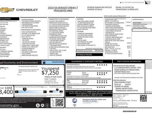 Certified 2024 Chevrolet Silverado 1500 LT Trail Boss w/ Convenience Package II AWD/4WD image 13