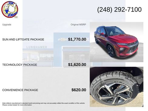 Certified 2021 Chevrolet TrailBlazer RS w/ Sun and Liftgate Package FWD image 5
