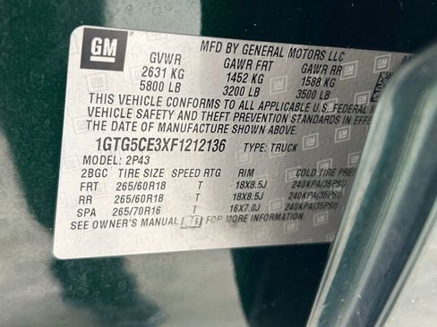 Used 2015 GMC Canyon SLT image 61