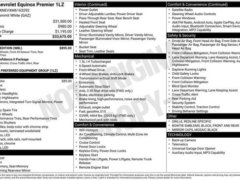 Used 2021 Chevrolet Equinox Premier w/ Redline Edition FWD image 7