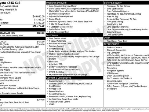 Used 2023 Toyota bZ4X AWD w/ Weather Package image 2