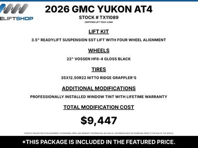 Used 2026 GMC Yukon AT4 w/ AT4 Premium Package