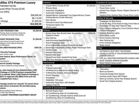 Used 2024 Cadillac XT6 Premium Luxury w/ Technology Package image 3