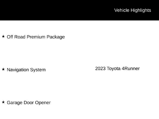 Used 2023 Toyota 4Runner TRD Off-Road Premium w/ Moonroof Package AWD/4WD image 12