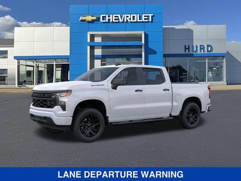 New 2026 Chevrolet Silverado 1500 Custom w/ Turbomax Blackout Package AWD/4WD image 3