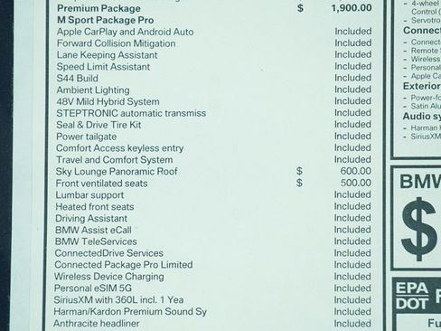 New 2026 BMW 530i 530i w/ M Sport Package image 6