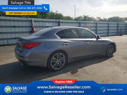Used 2015 INFINITI Q50 w/ Deluxe Touring Package RWD image 4