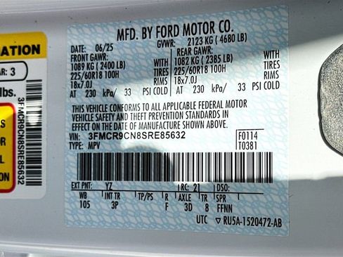 Used 2025 Ford Bronco Sport Outer Banks w/ Outer Banks Tech Package+ AWD/4WD image 32