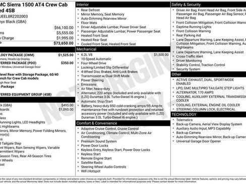 Certified 2024 GMC Sierra 1500 AT4 w/ Technology Package AWD/4WD image 42