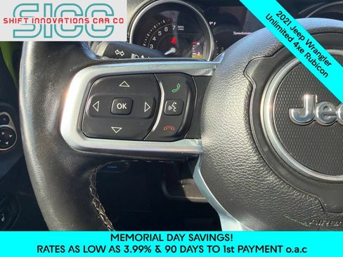 Used 2021 Jeep Wrangler Unlimited Rubicon 4xe w/ Steel Bumper Group AWD/4WD image 20