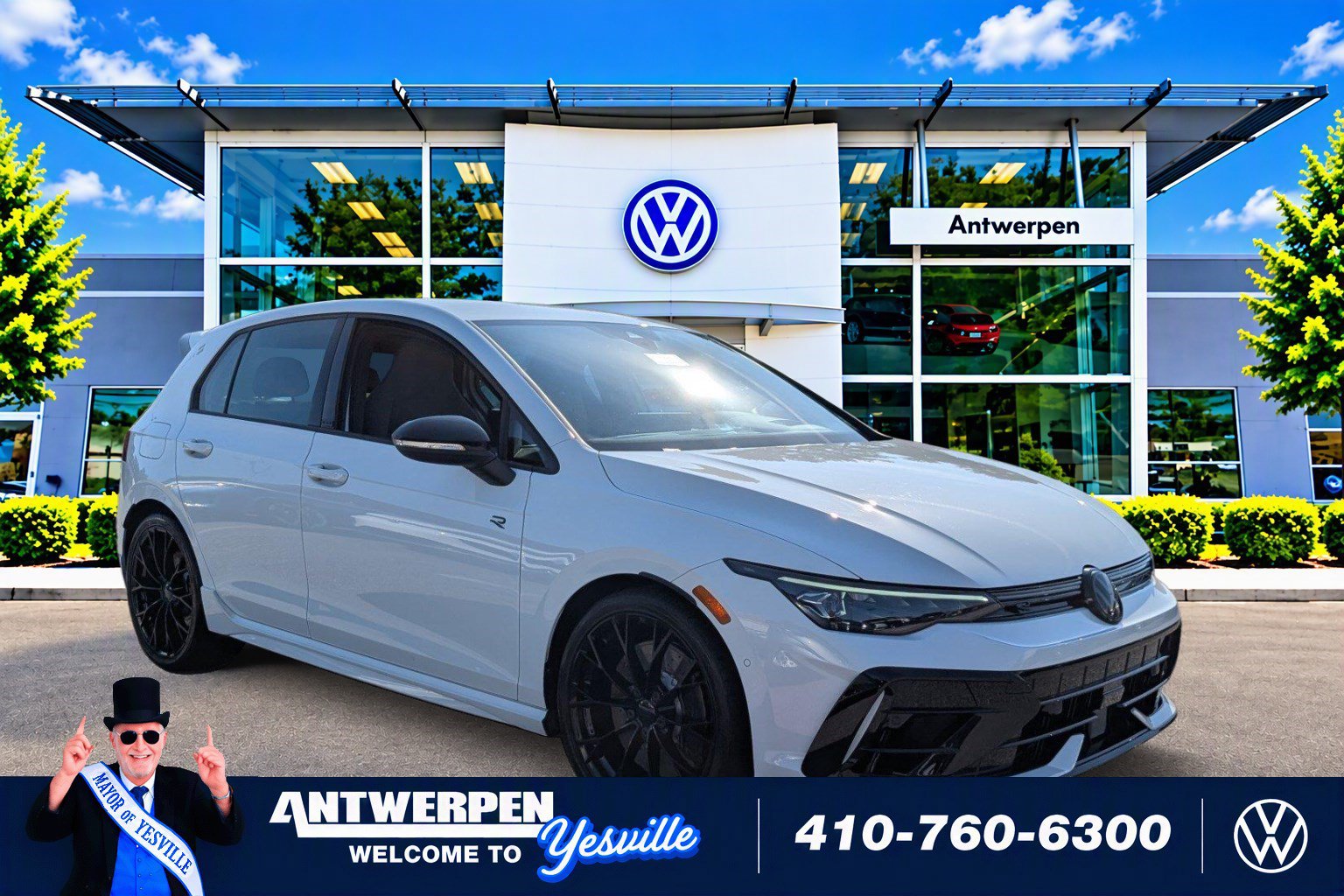 Used 2025 Volkswagen Golf R Black Edition w/ Euro Stye Package AWD/4WD image 1