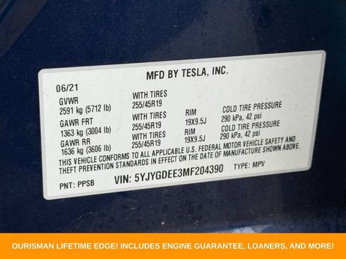 Used 2021 Tesla Model Y Long Range AWD/4WD image 29
