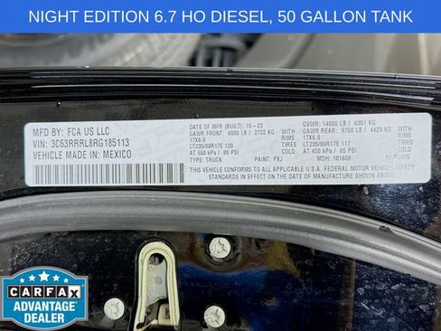 Used 2024 RAM 3500 Limited w/ Night Edition AWD/4WD image 32