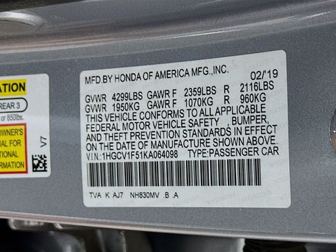 Used 2019 Honda Accord EX-L image 12