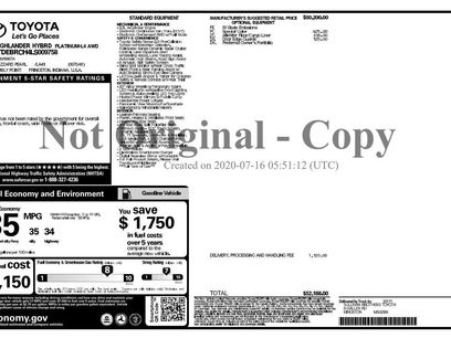 Used 2020 Toyota Highlander Platinum