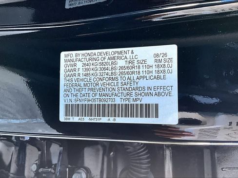 New 2026 Honda Passport RTL image 18