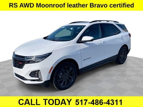 Certified 2023 Chevrolet Equinox RS w/ RS Leather Package AWD/4WD image 1