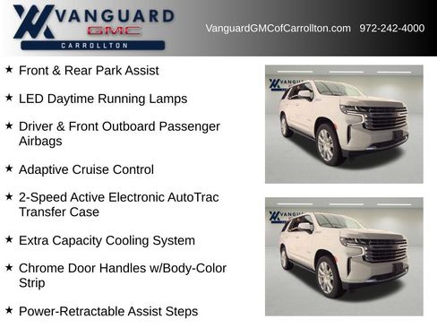 Used 2021 Chevrolet Tahoe High Country w/ Premium Package AWD/4WD image 9