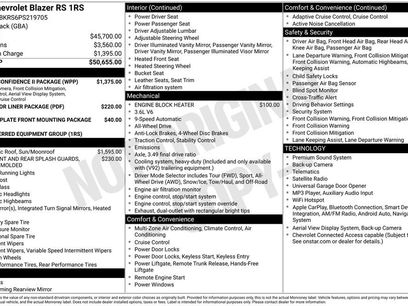Used 2023 Chevrolet Blazer RS w/ Driver Confidence II Package