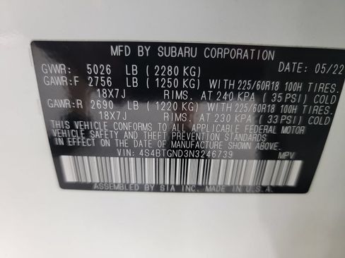 Used 2022 Subaru Outback Limited XT AWD/4WD image 32