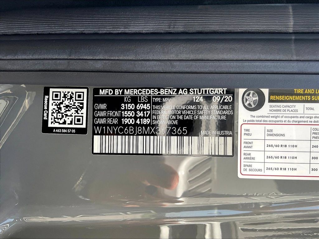 Certified 2021 Mercedes-Benz G 550 image 20