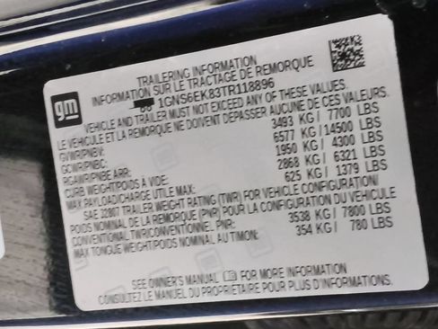 Used 2026 Chevrolet Suburban RST w/ RST Capability Package AWD/4WD image 14