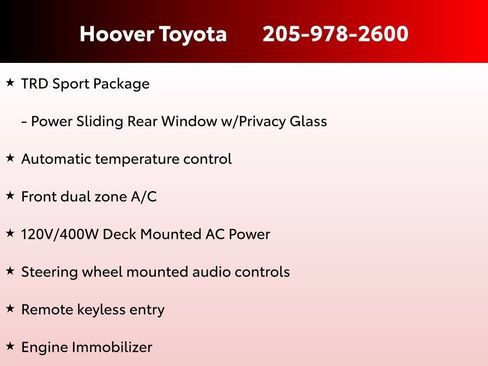 Used 2023 Toyota Tacoma TRD Sport w/ Advanced Technology Package AWD/4WD image 14