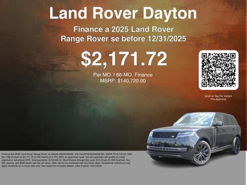 New 2025 Land Rover Range Rover SE image 6