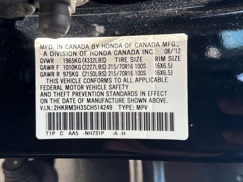 Used 2012 Honda CR-V LX image 34