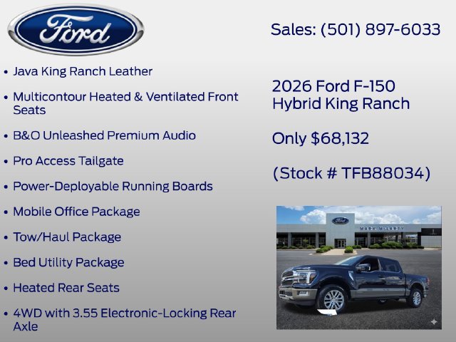 New 2026 Ford F150 King Ranch w/ Equipment Group 601A High AWD/4WD image 6