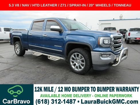 Certified 2016 GMC Sierra 1500 SLT w/ SLT Premium Package AWD/4WD image 1