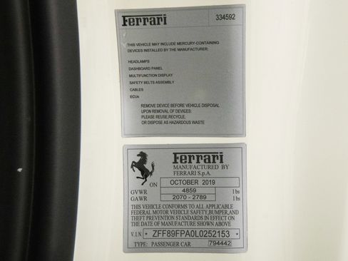 Certified 2020 Ferrari Portofino RWD image 41