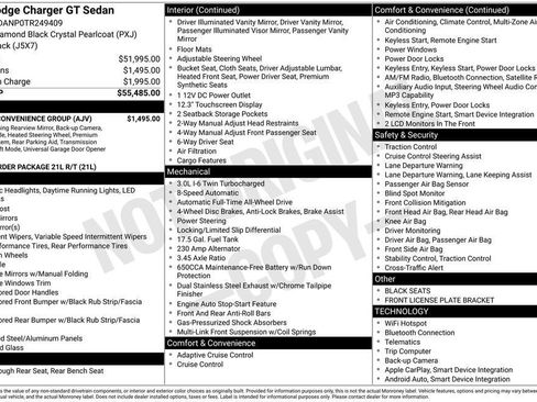 New 2026 Dodge Charger GT w/ Driver Convenience Group AWD/4WD image 9