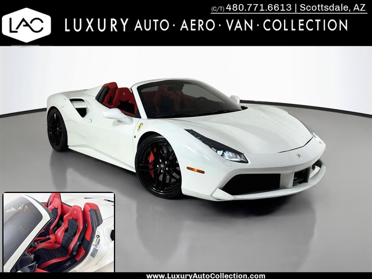 Used 2019 Ferrari 488 Spider RWD image 1