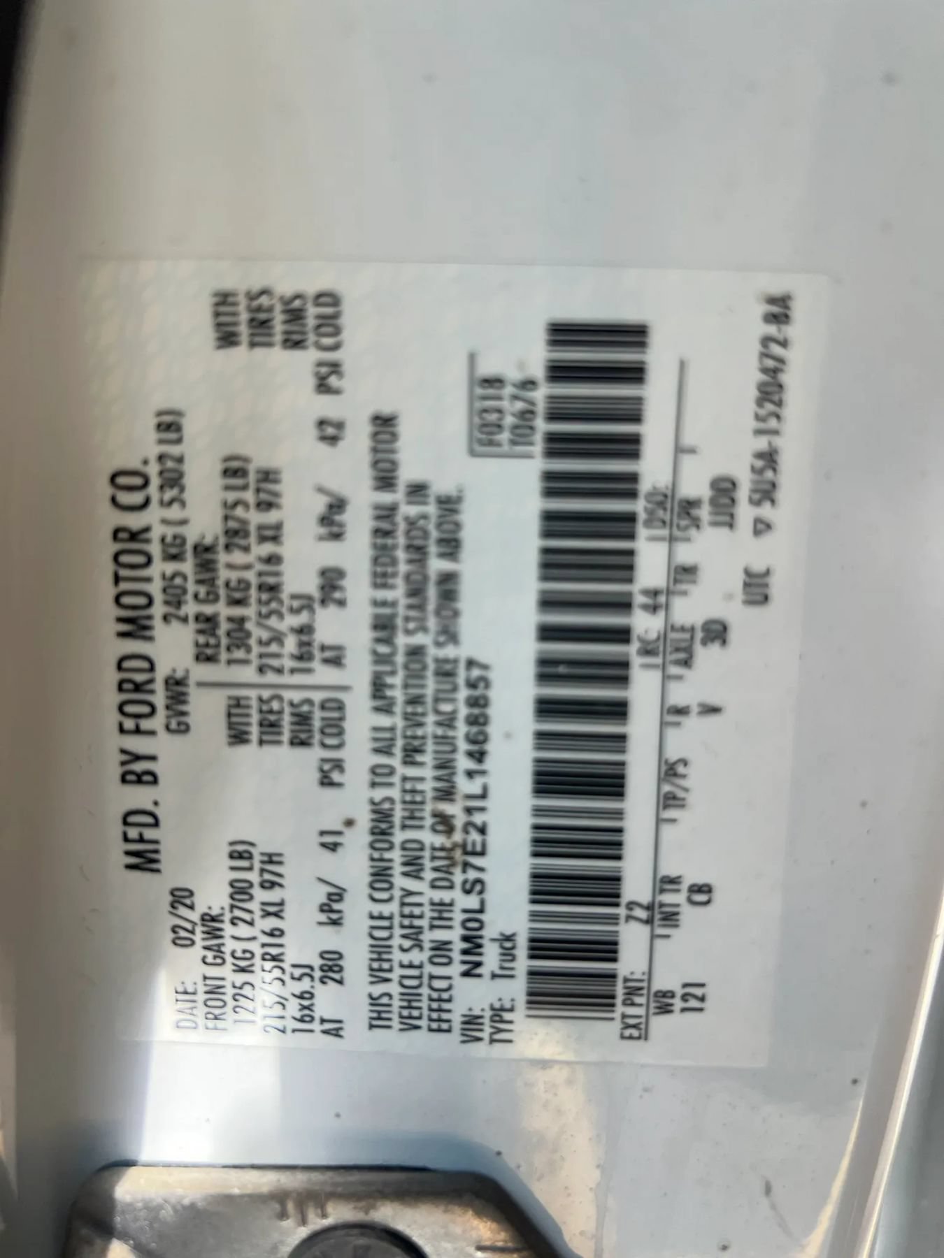 Used 2020 Ford Transit Connect XL FWD image 34