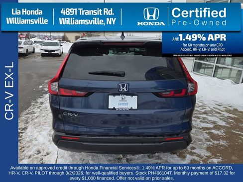 Certified 2023 Honda CR-V EX-L image 4
